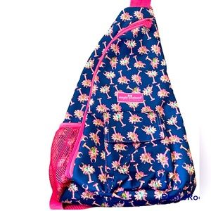 Simply Southern Palm Print Sling Backpack
